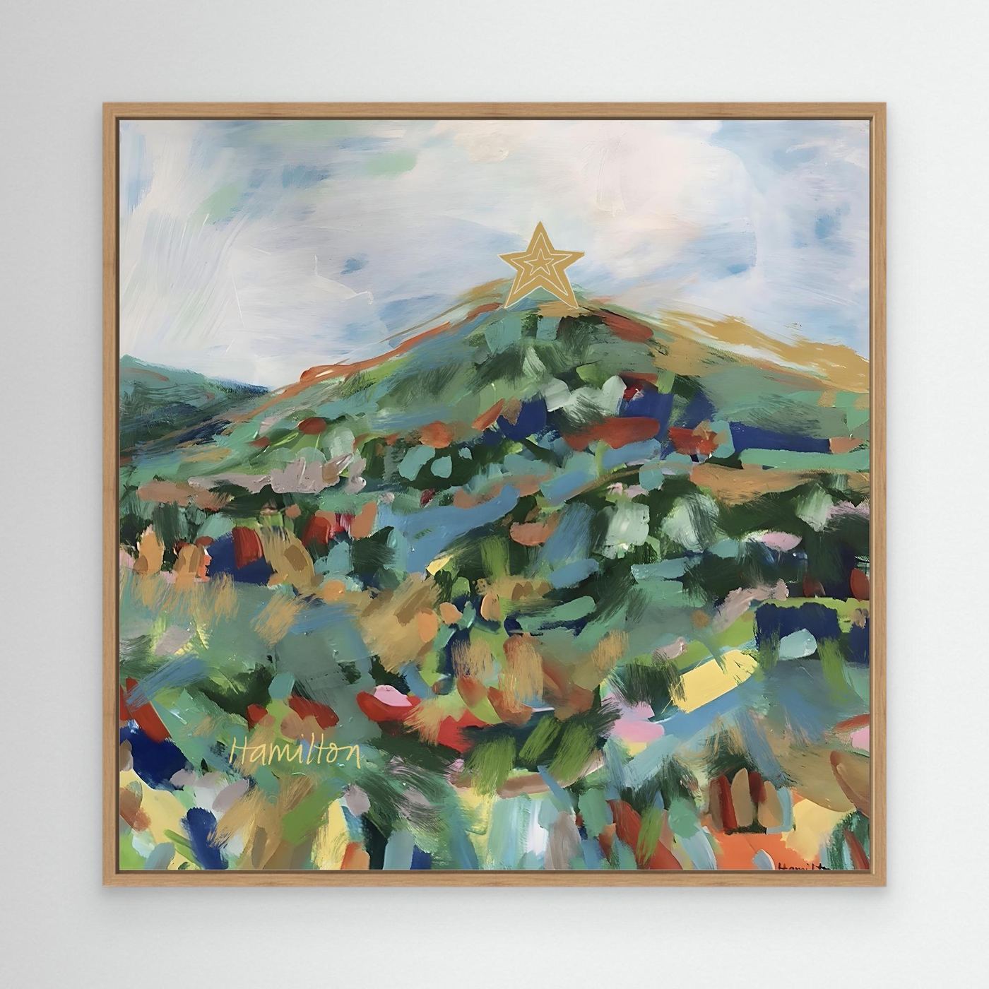Mill Mountain Star - Canvas Print
