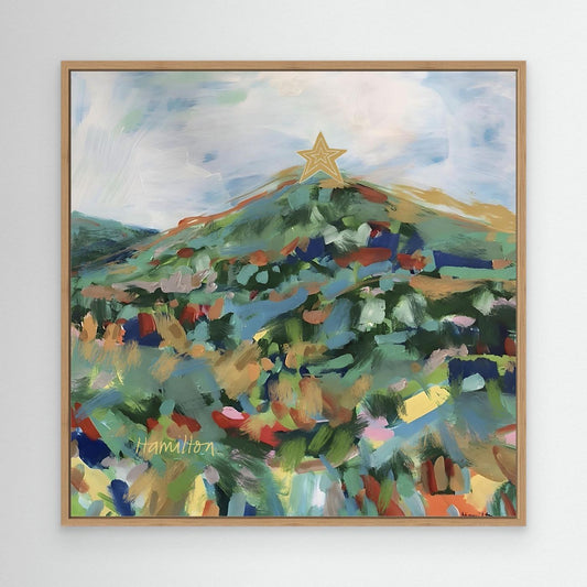 Mill Mountain Star - Canvas Print