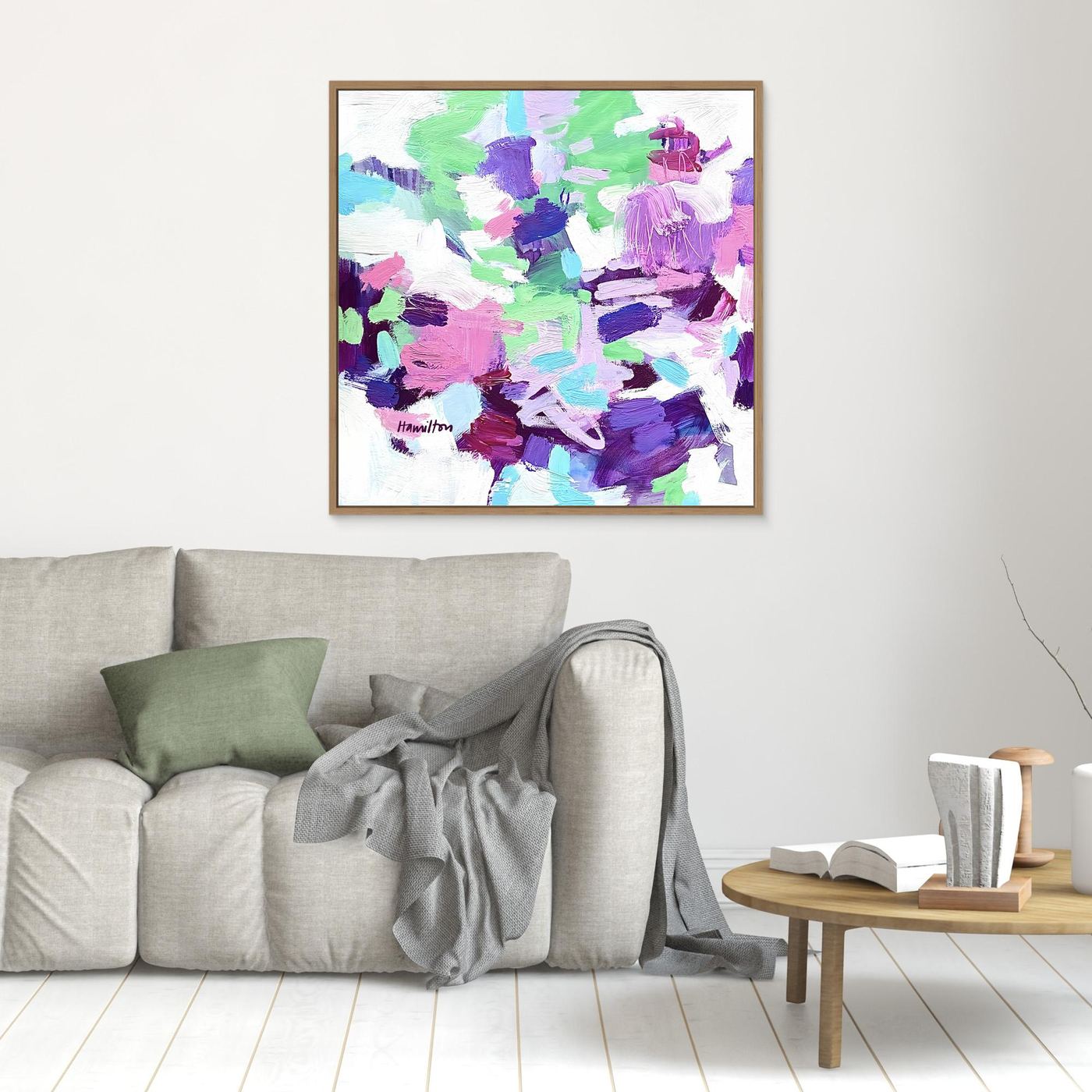 Gathering Up Her Joy - Canvas Print