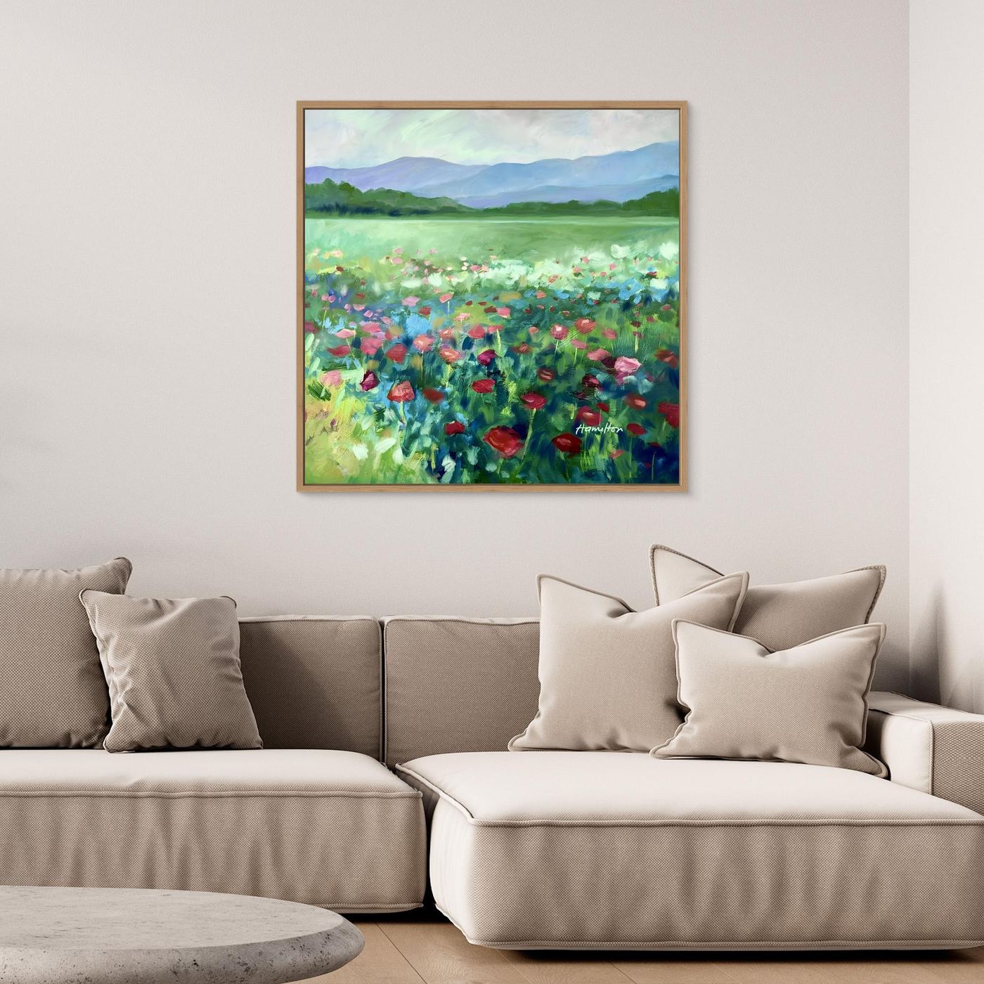 The Poppies Asked Me to Dance - Canvas Prints