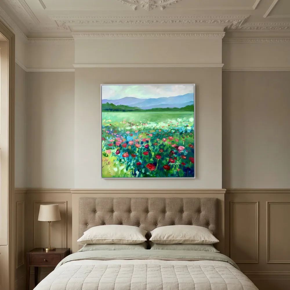 The Poppies Asked Me to Dance - Canvas Prints