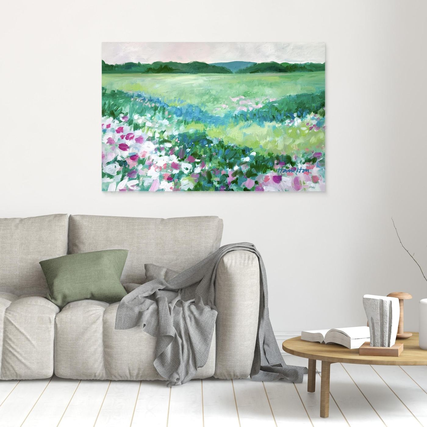 Springtime in Her Heart - Canvas Prints