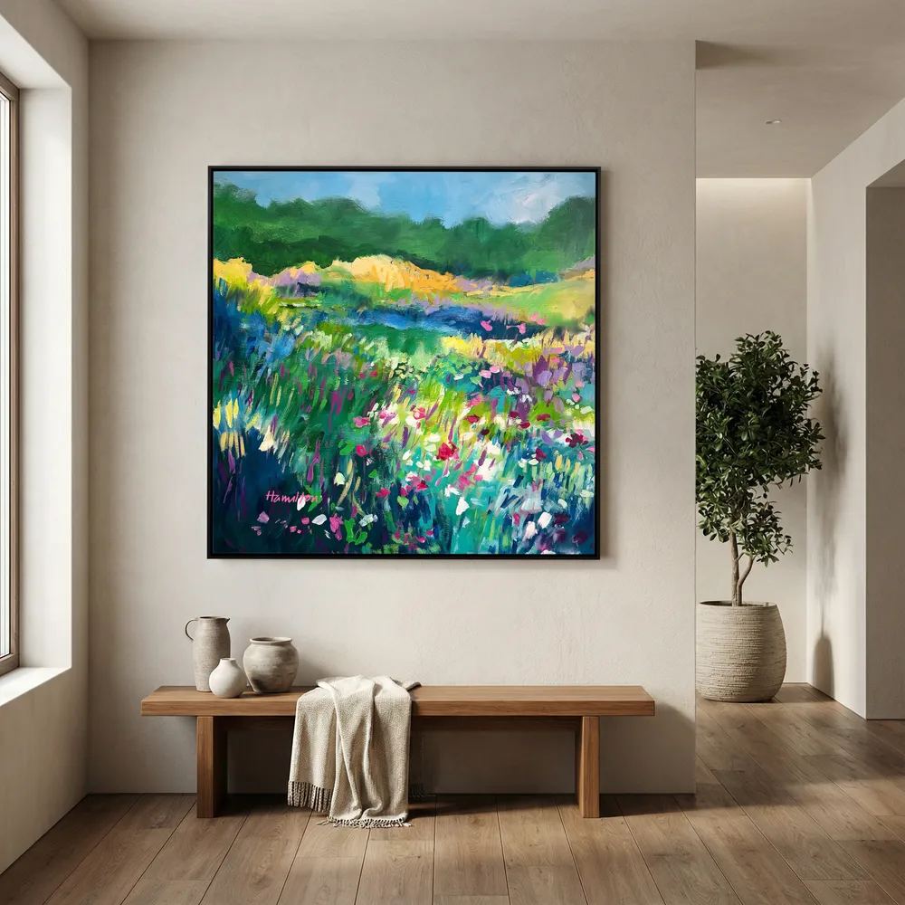 The Irises Sang That Morning - Canvas Prints