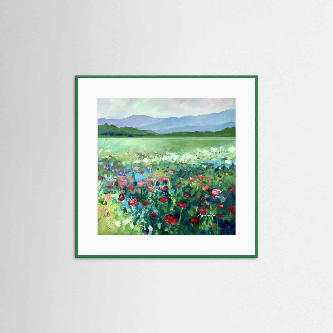 The Poppies Asked Me to Dance - Paper Prints.