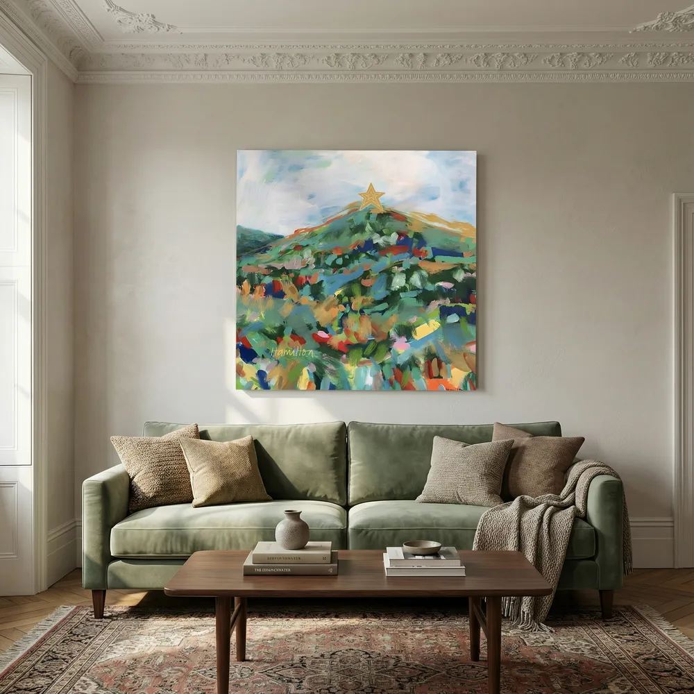 Mill Mountain Star - Canvas Print