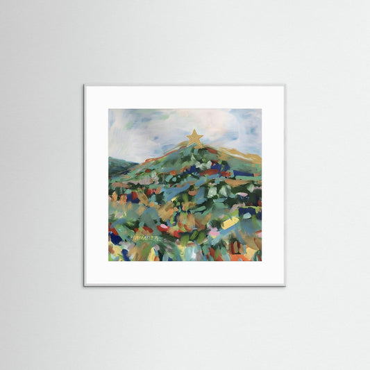 Mill Mountain Star - Paper Print