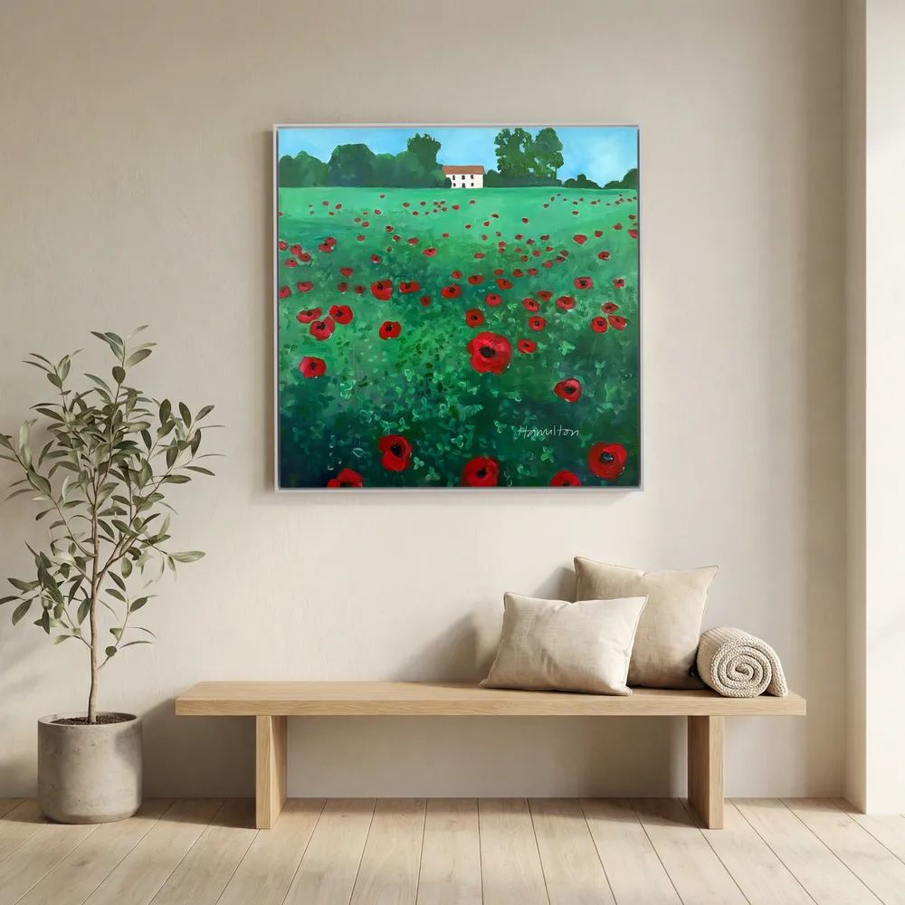A Field Where I Count My Joys - Canvas Print