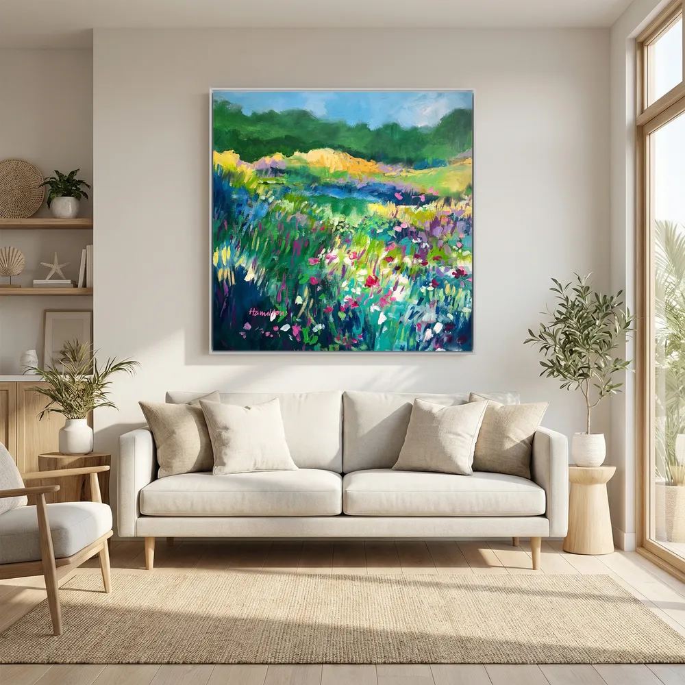 The Irises Sang That Morning - Canvas Prints