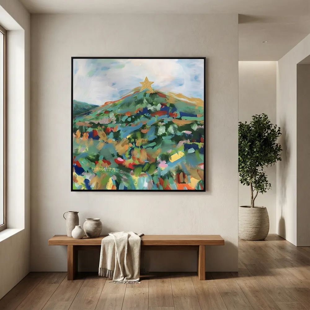 Mill Mountain Star - Canvas Print