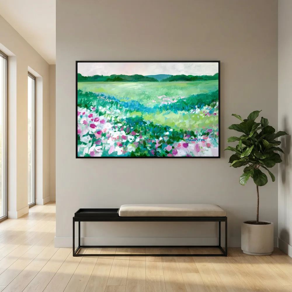 Springtime in Her Heart - Canvas Prints