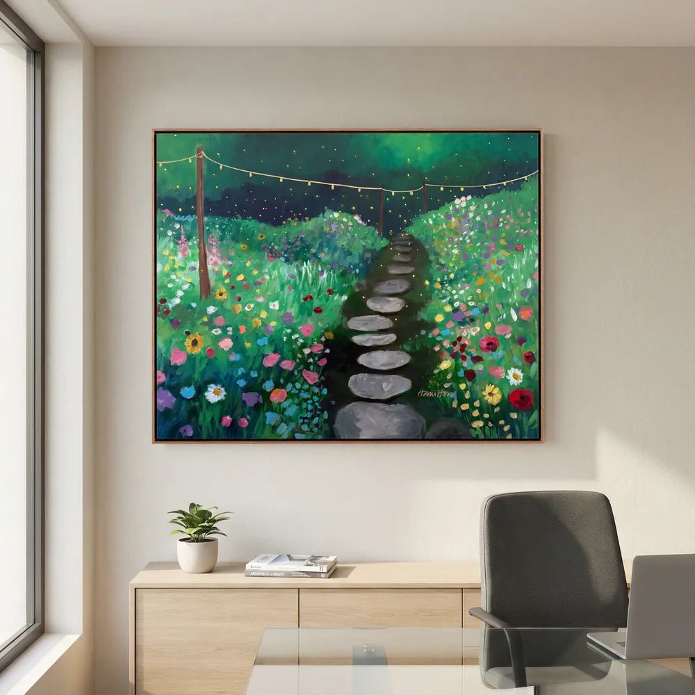 Heart's Garden Party - Canvas Print