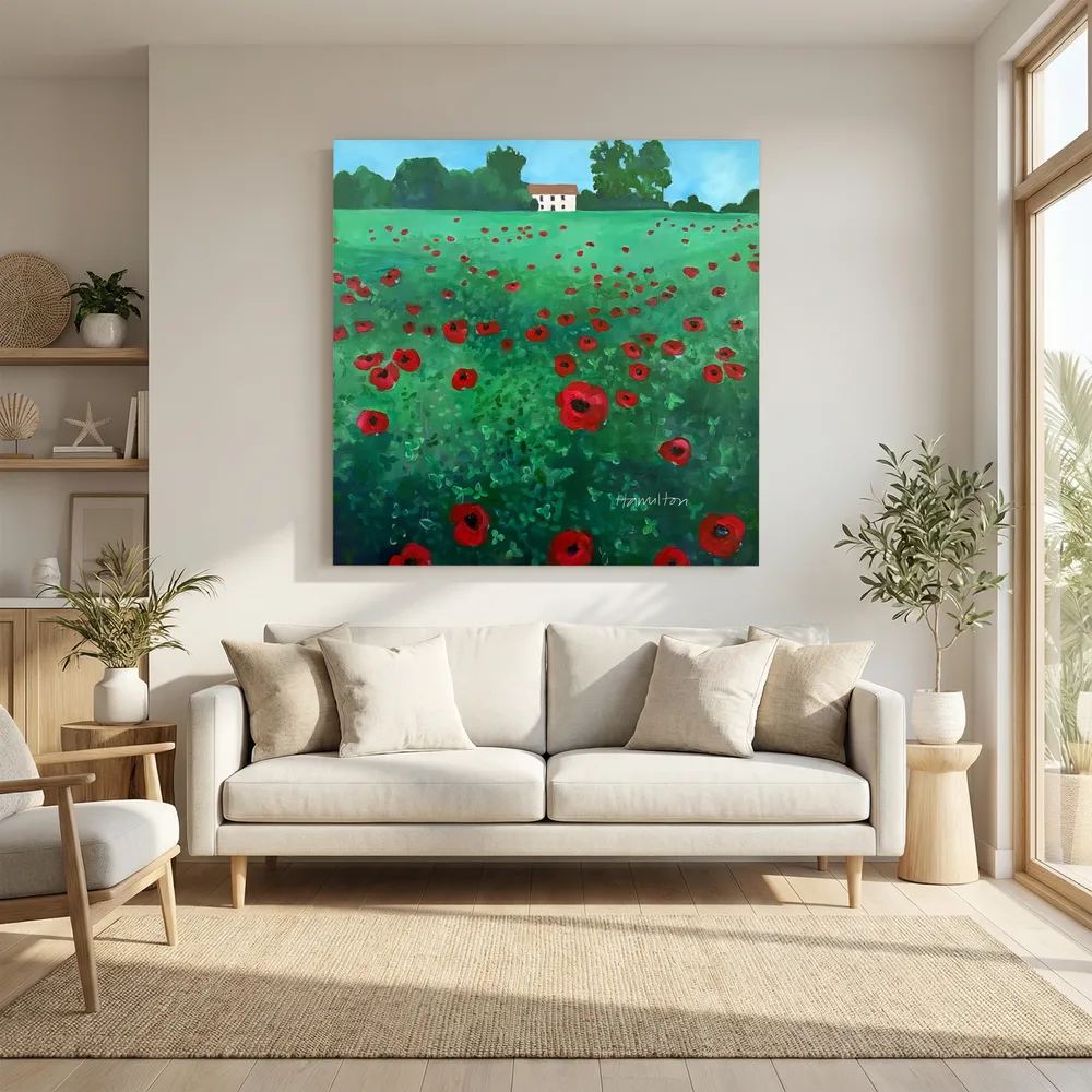 A Field Where I Count My Joys - Canvas Print