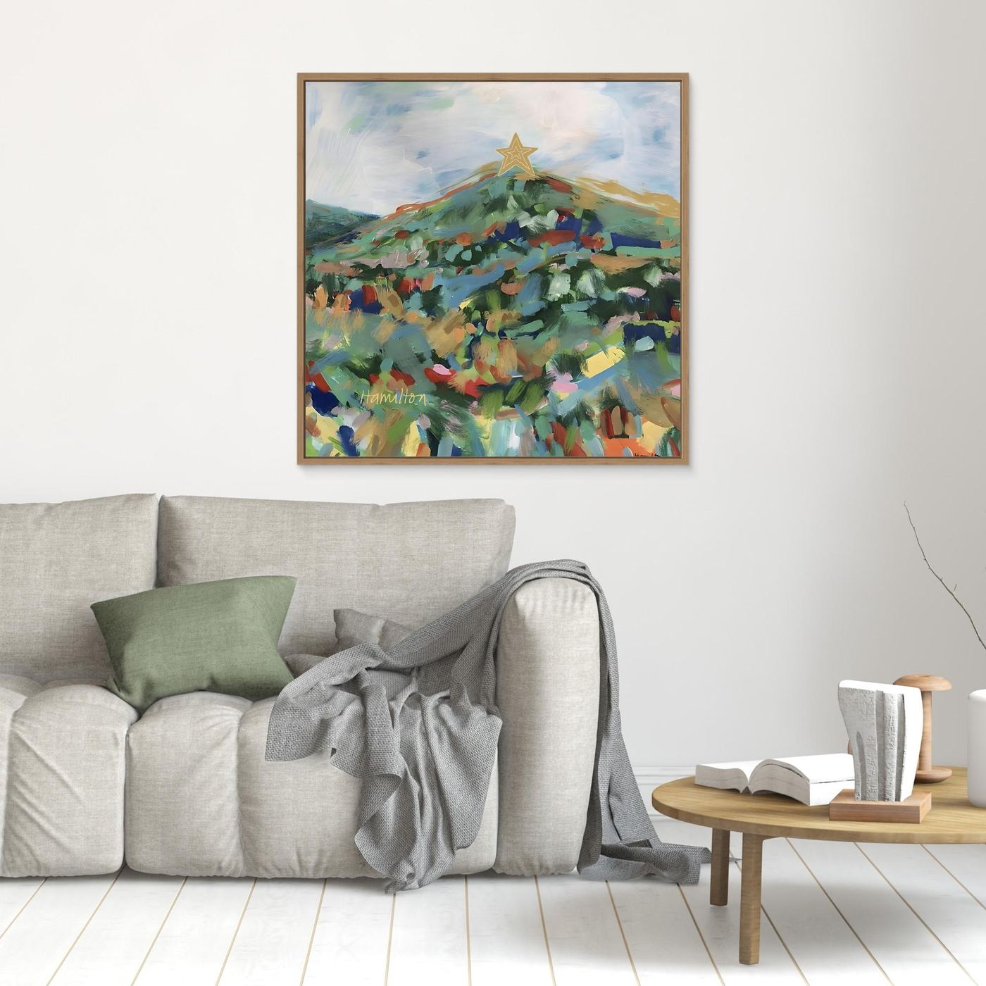 Mill Mountain Star - Canvas Print