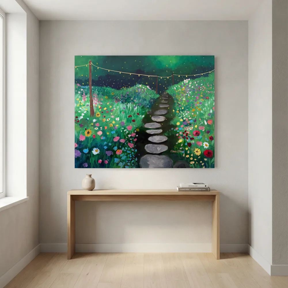 Heart's Garden Party - Canvas Print