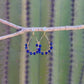 Lapis Lazuli Wrapped Teardrop Earrings (Small)