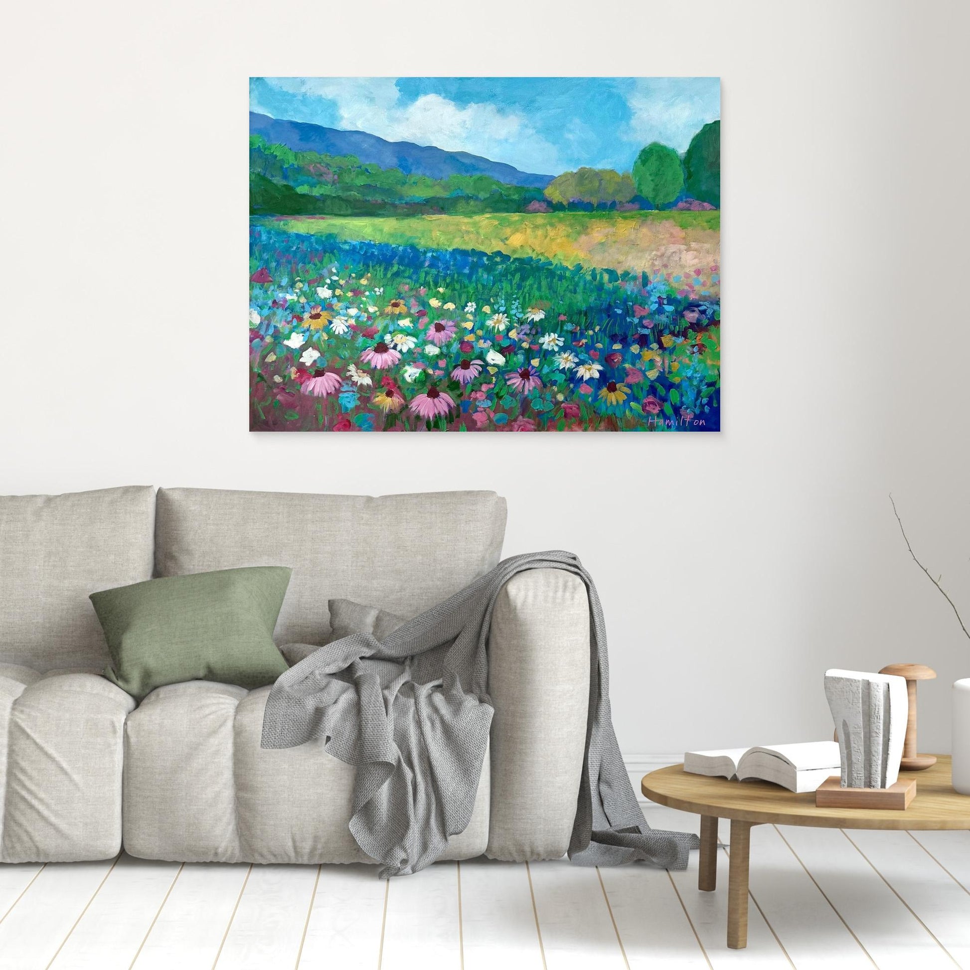 The Meadow Knew My Name - Stretched Canvas Print