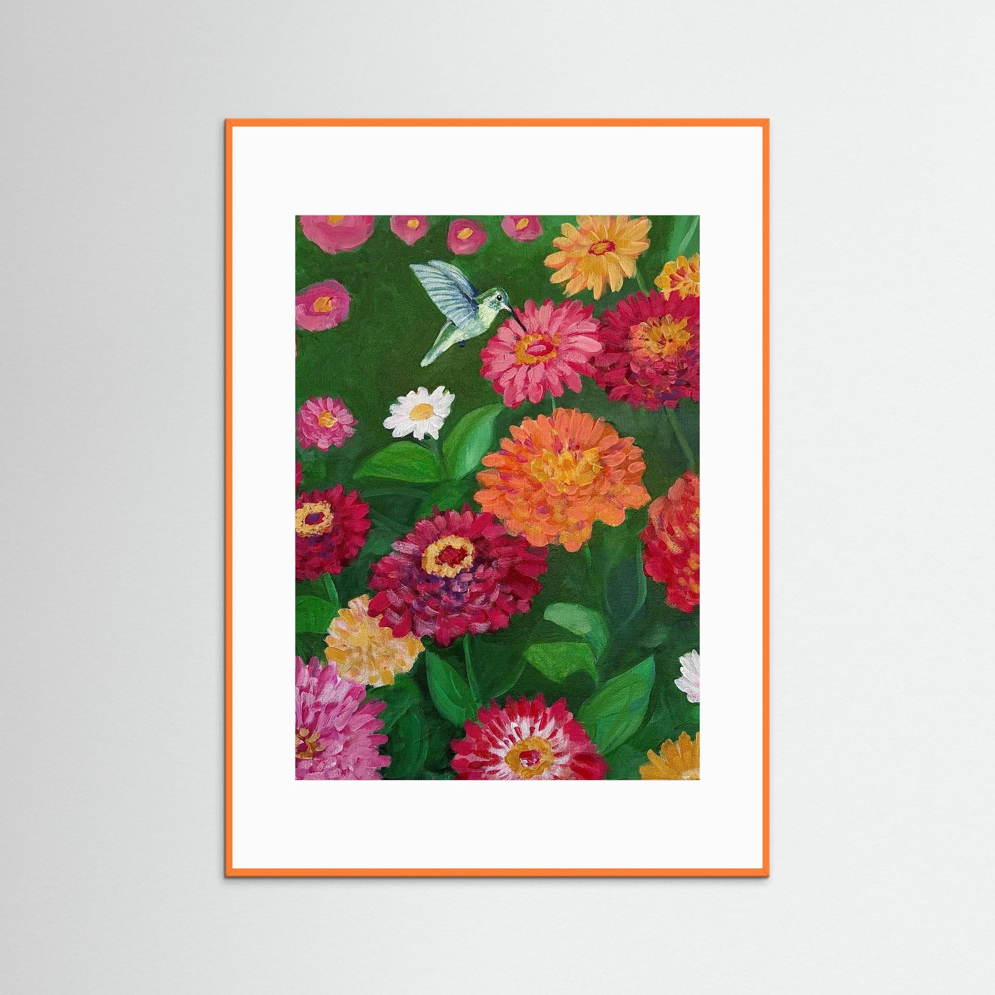 A Little Hello - Framed Paper Print