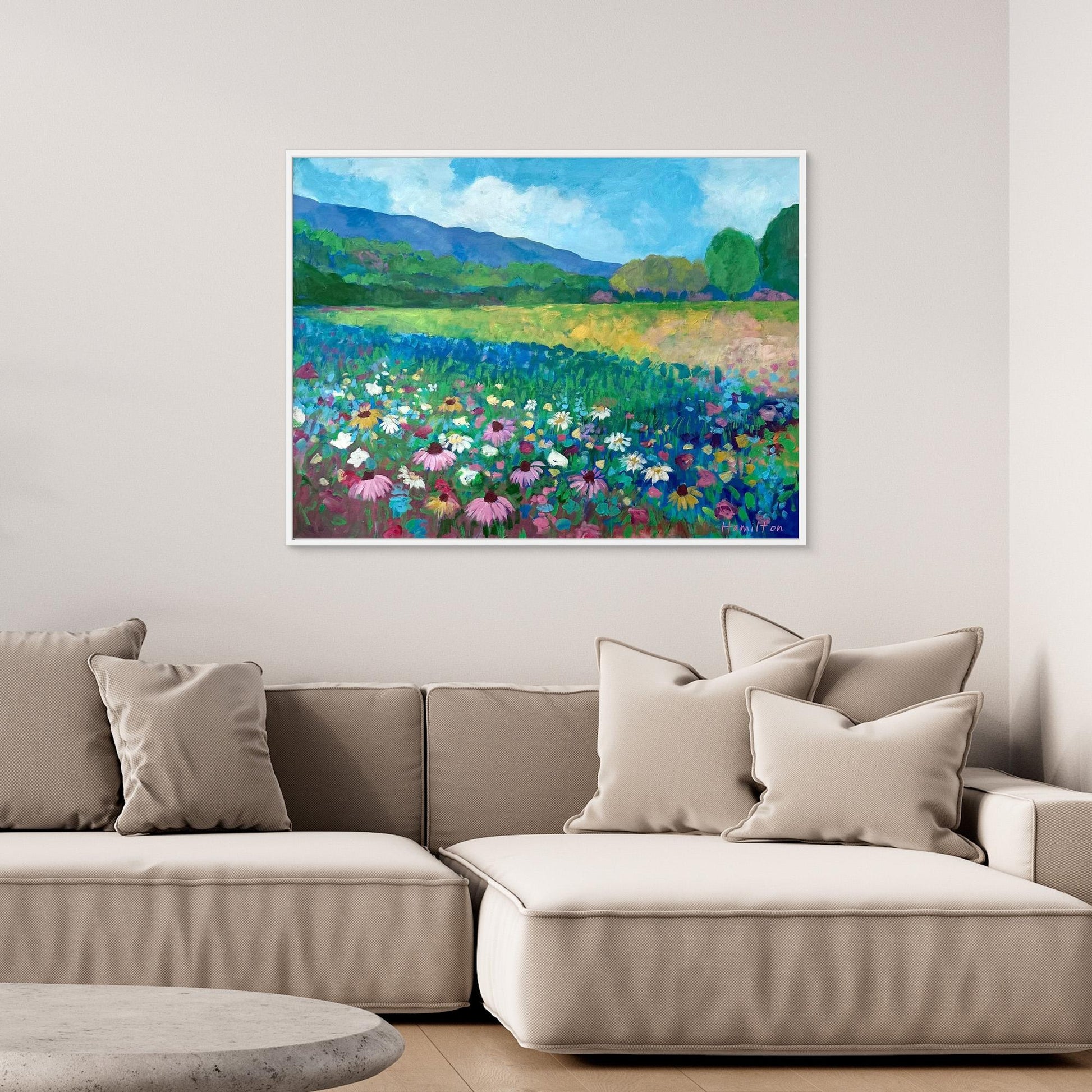 The Meadow Knew My Name - Stretched Canvas Print