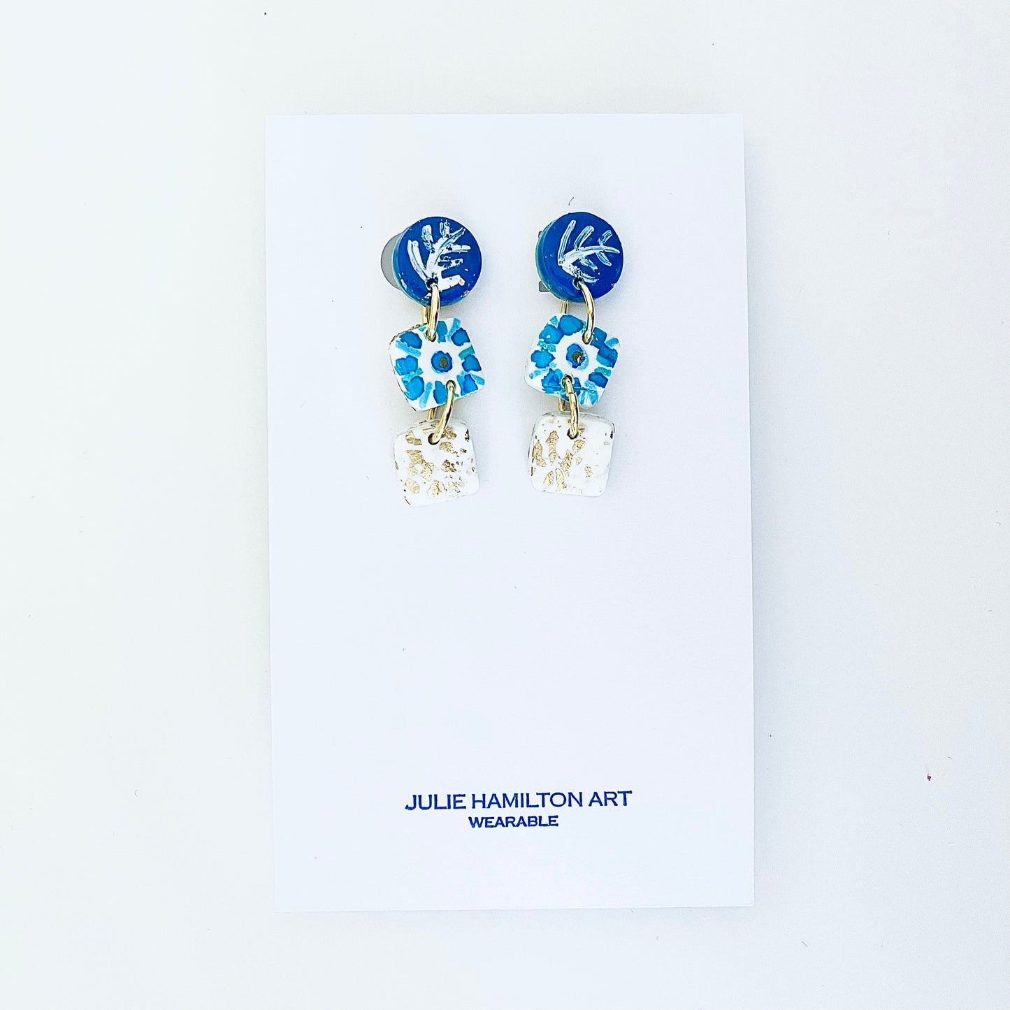 Santorini Blue 2  Earrings